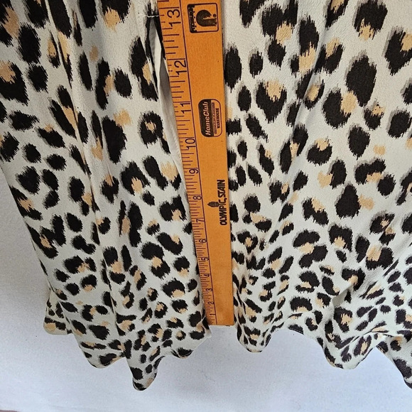 LOFT Black and White Animal Print Dress - Picture 6 of 13